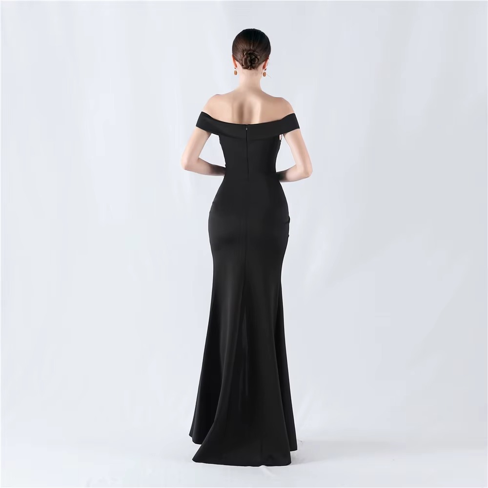 Vestido Largo de Fiesta con Hombros Descubiertos - Modelo EV1000 — vista 6
