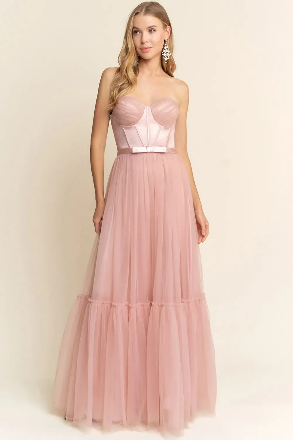 Vestido De Fiesta Largo EV949 — vista 3