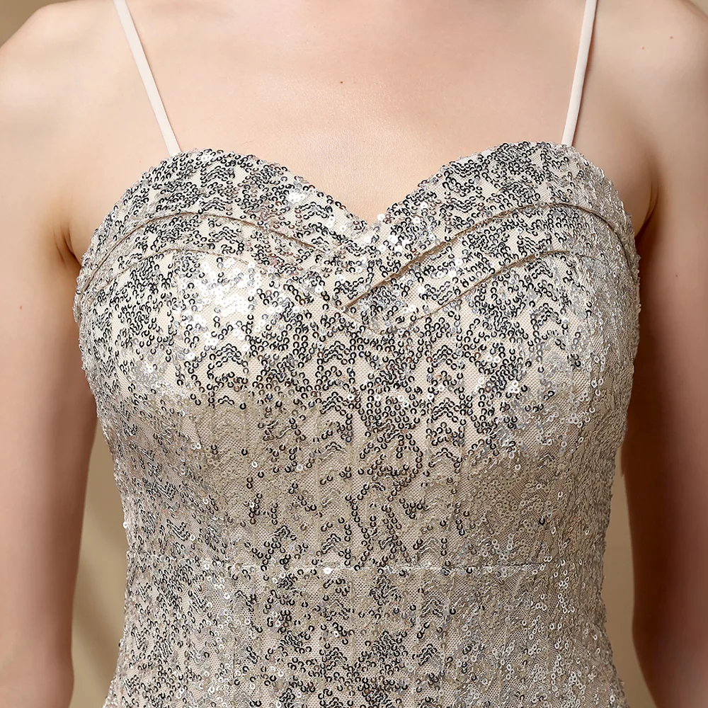 Vestido De Noche De Tirantes Con Escote Corazón Y Falda De Tul - EV436 — vista 3